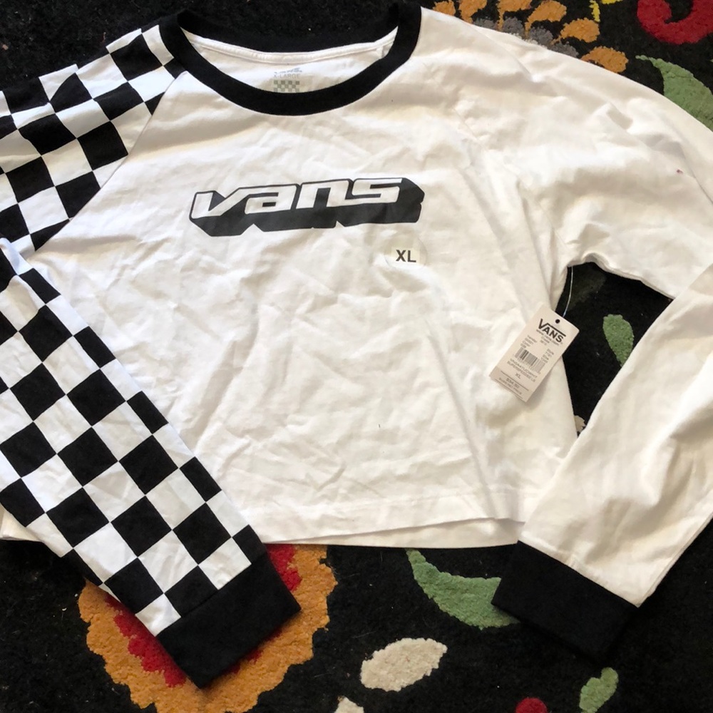 Vans cropped tshirt
